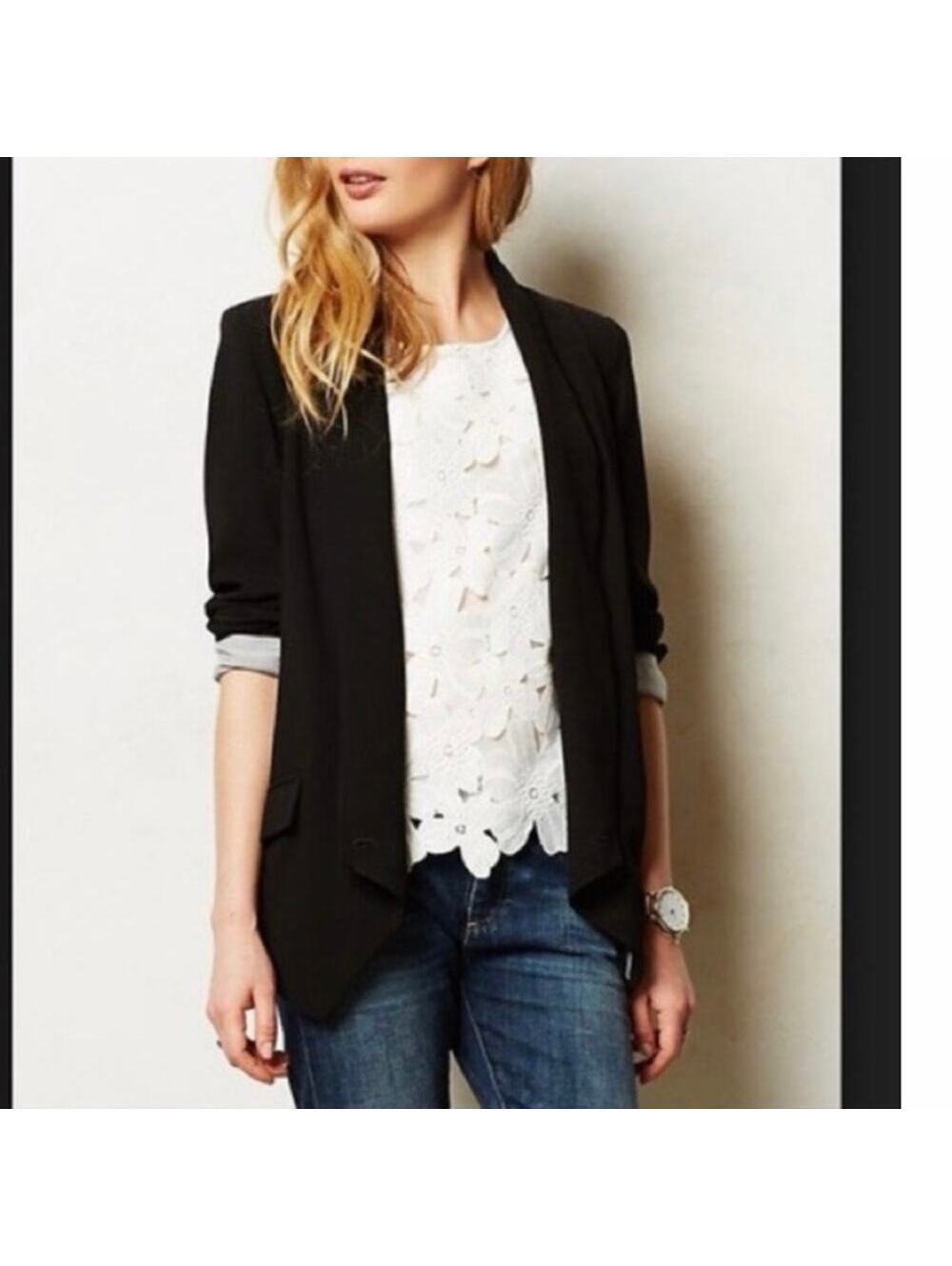 Anthropologie Cartonnier Open Blazer